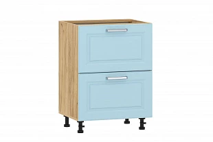 100.05 600 Тумба кухонная ("Вокс", Антарктида, Дуб Крафт Золотой) 