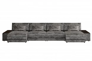 Диван Киото Комплектация 3 (Краш 10, накладка Венге) 