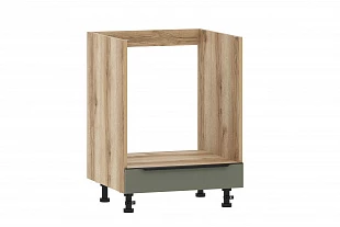 100.60 600 Тумба кухонная для техники ("Норвуд", Олива, Дуб Делано/Серый) 