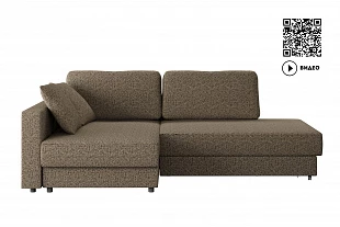 Диван-кровать угловой "Бостон" 2Т-1ПФ/1пф-2т (Жаккард Анри 06) 