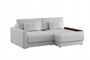 Диван Киото Комплектация 10, накладка Венге, (Clever 08 серый) 