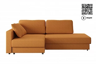 Диван-кровать угловой "Бостон" 2Т-1ПФ/1пф-2т (Жаккард Анри 13) 