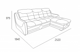 Диван-кровать угловой  "Рейн" Модель 044