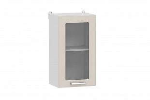 100.30 400 Шкаф навесной ("Вокс" (витрина), Сантьяго, Белый) 