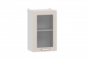 100.30 450 Шкаф навесной ("Вокс" (витрина), Сантьяго, Белый) 