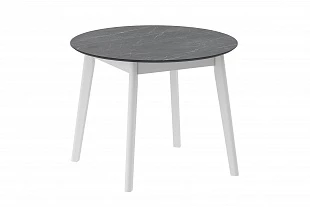 Стол Милфорд (Мрамор Пьетра Графитовый/Белый) 