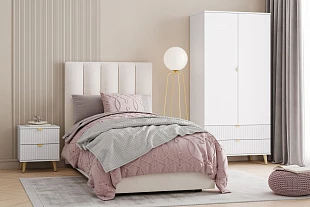 Детская "Дакота" Комплектация 1 (Меренга/Белый) 