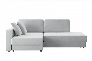 Диван угловой "Бостон" 2т-1пф(1пф-2т) со стежкой (Ультра смог) 