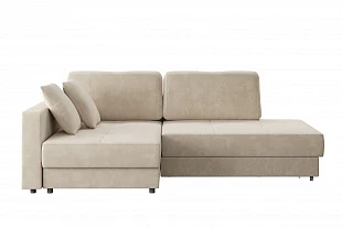 Диван угловой "Бостон" 2т-1пф(1пф-2т) со стежкой (Вивальди 4) 