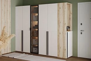 Прихожая Арден комплектация 3 (Сантьяго/Дуб Делано) 
