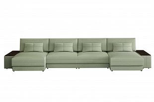 Диван Киото Комплектация 3 (Фабио олив, накладка Венге) 
