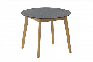 Стол Милфорд (Мрамор Пьетра Графитовый/Бесцветный) 