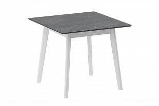 Стол Милфорд (Мрамор Пьетра Графитовый/Белый) 