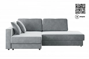 Диван-кровать угловой "Бостон" 2Т-1ПФ/1пф-2т (Велюр Кашемир 994) Диван-кровать угловой "Бостон" 2Т-1ПФ/1пф-2т (Велюр Кашемир 994)
