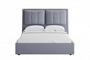 Модель 311 Кровать Ester на 1600 (Велюр Sota grey) 