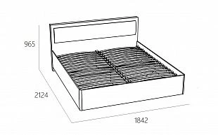 Кровать "Virginia" НМ 011.52-01