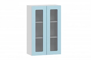 100.33 600 Шкаф навесной "Тоскана" (Антарктида/Белый, витрина) 