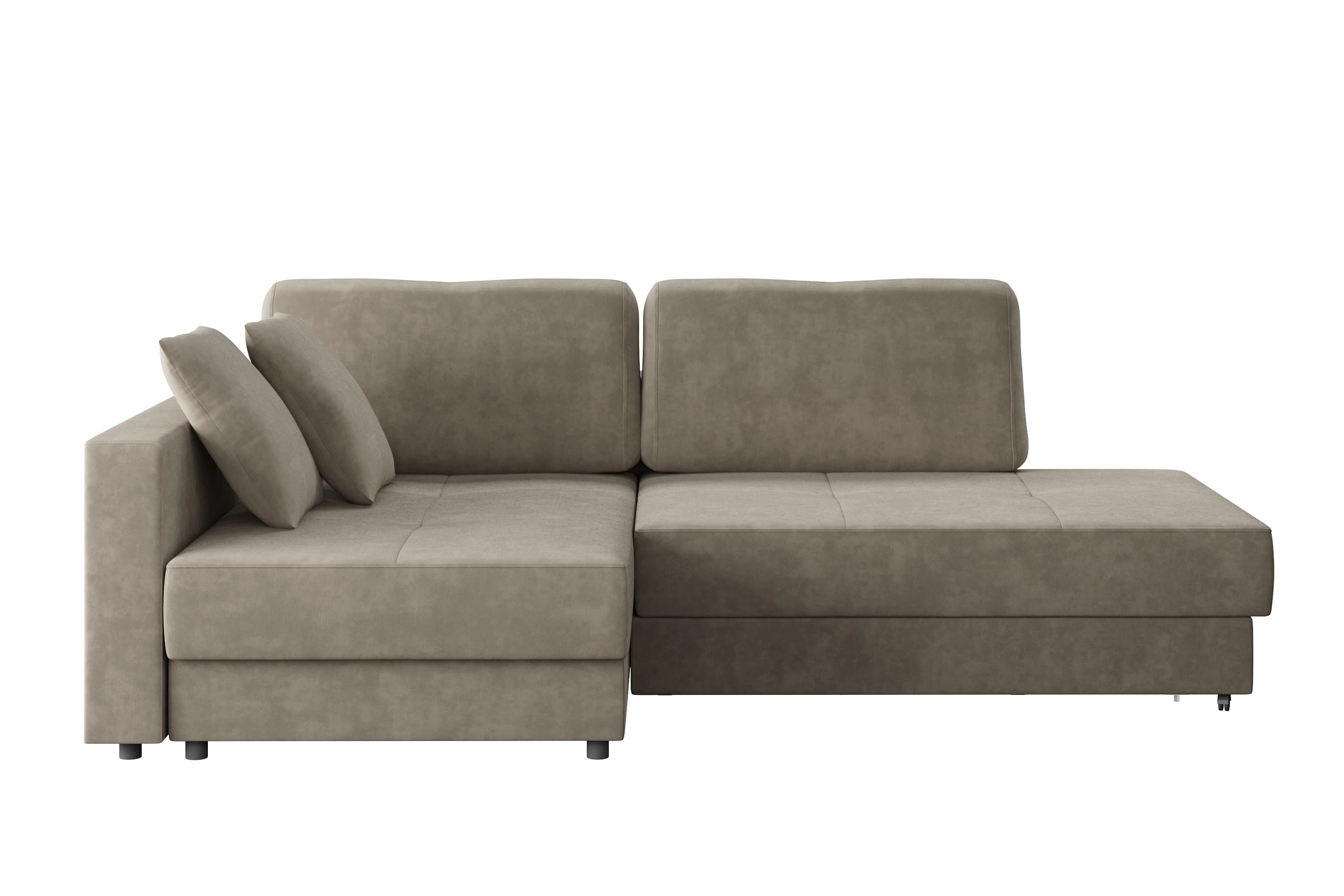 Диван угловой "Бостон" 2т-1пф(1пф-2т) со стежкой (Вивальди 5) 