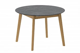 Стол Милфорд (Мрамор Пьетра Графитовый/Бесцветный) 