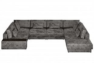 Диван Киото Комплектация 8 (Краш 10, накладка Венге) 