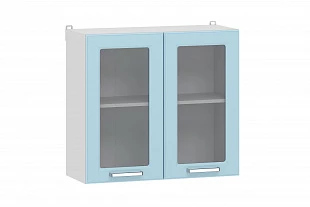 100.31 800 Шкаф навесной ("Вокс" (витрина), Антарктида, Белый) 