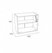 Шкаф навесной "Норвуд" 100.89 600