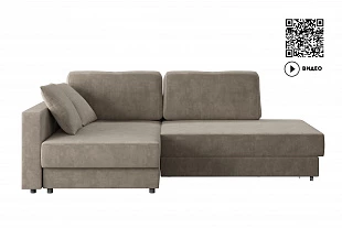 Диван-кровать угловой "Бостон" 2Т-1ПФ/1пф-2т (Велюр Вивальди 5) Диван-кровать угловой "Бостон" 2Т-1ПФ/1пф-2т (Велюр Вивальди 5)