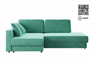 Диван-кровать угловой "Бостон" 2Т-1ПФ/1пф-2т (Велюр Кашемир 672) Диван-кровать угловой "Бостон" 2Т-1ПФ/1пф-2т (Велюр Кашемир 672)