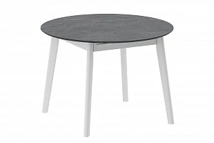 Стол Милфорд (Мрамор Пьетра Графитовый/Белый) 