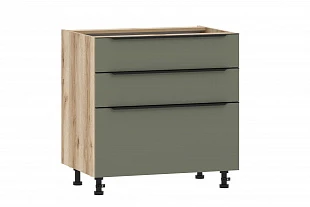 100.56 800 Тумба кухонная ("Норвуд", Олива, Дуб Делано/Серый) 