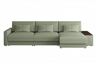 Диван Киото Комплектация 4 (Фабио олив, накладка Венге) 