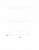 Полки к шкафу "Оливия" НМ 014.71 Х