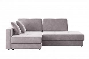 Диван угловой "Бостон" 2т-1пф(1пф-2т) со стежкой (Кашемир 890) 